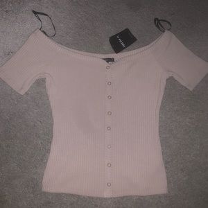 nude off the shoulder top!